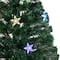 3ft. Pre-Lit Fiber Optic Artificial Christmas Tree with Stars